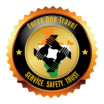 gold modern premium warranty logo